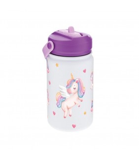 BOTELLA TÉRMICA UNICORNIO CORAZONES