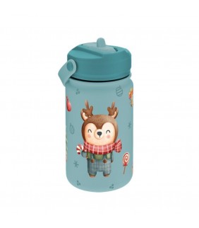 BOTELLA TÉRMICA 330ML  MUSTARD - REINDEER XMAS FRI