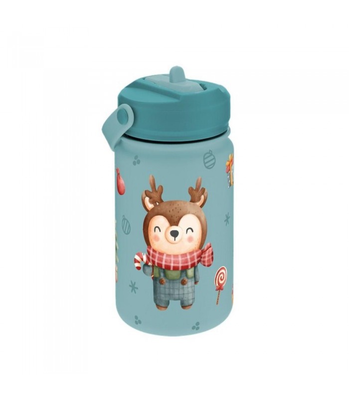 BOTELLA TÉRMICA 330ML  MUSTARD - REINDEER XMAS FRI