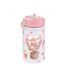 BOTELLA TÉRMICA  330ML  ICE PINK - BALLOON LOVELY 