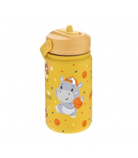 BOTELLA TÉRMICA 330ML- MUSTARD - BASKETBALL