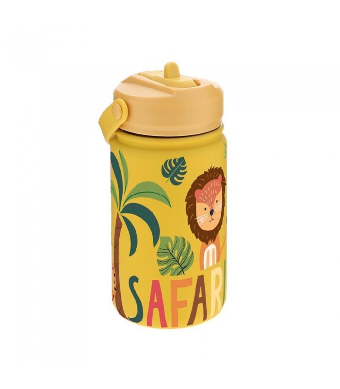 BOTELLA TÉRMICA 330ML- MUSTARD SAFARI