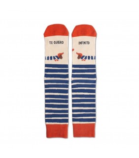 CALCETINES TE QUIERO INFINITO TECKEL TALLA 42-46