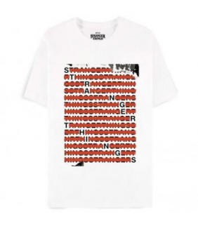 Camiseta Letras Stranger Things L