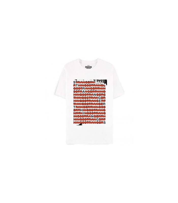 Camiseta Letras Stranger Things L