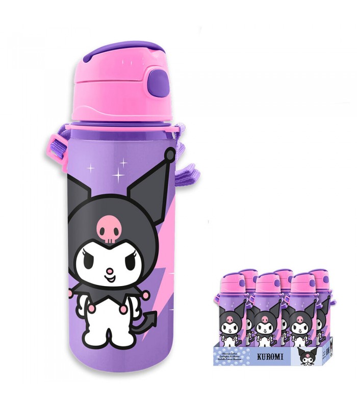 Cantimplora aluminio Kuromi Hello Kitty 600ml