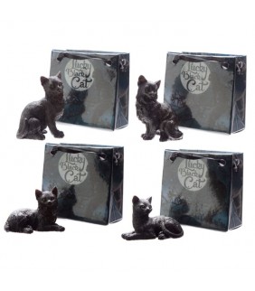 Mini Bolsa de Regalo Gato Negro de la Suerte