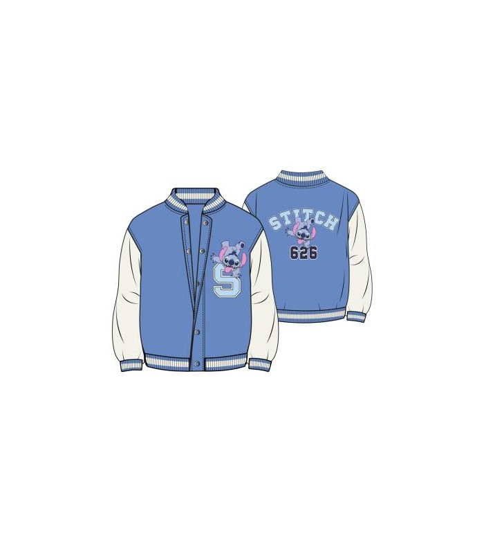 chaqueta cotton brushed baseball stitch T 8 Años