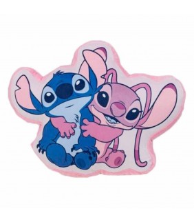Cojin 3D Angel & Stitch Disney