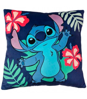 Cojin Stitch Disney 40x40cm Azul