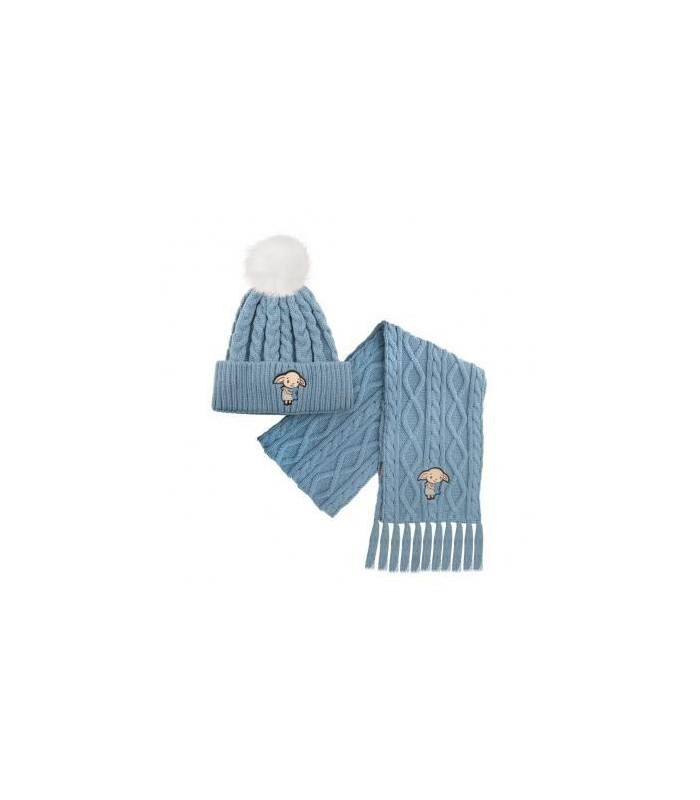 Conjunto de Gorro y Bufanda Dobby acrílico y polié