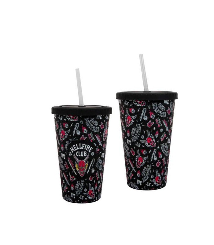 Vaso Termo Tumbler Stranger Things Hellfire Club