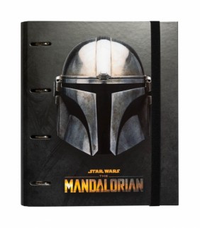 Carpeta 4 Anillas Troquelada Premium The Mandalori