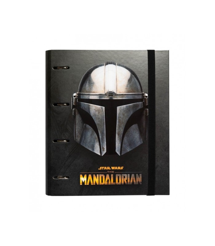 Carpeta 4 Anillas Troquelada Premium The Mandalori