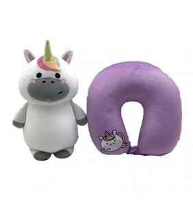 Almohada de Viaje y Peluche 2 en 1 Swapseazzz Unic