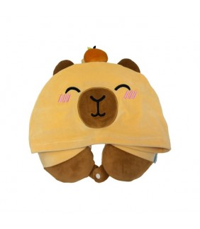 Almohada de Viaje con Memoria y Capucha Hoodeazzz 