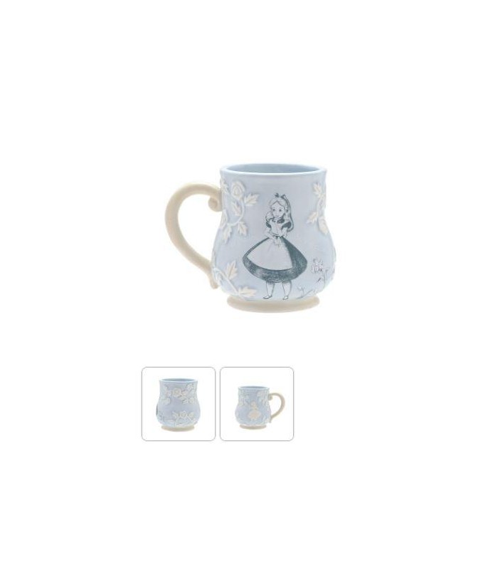 TAZA RELIEVE ALICIA EN EL PAIS DE LAS MARAVILLAS