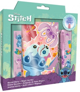 DIARIO CON BOLIGRAFO MAGICO STITCH