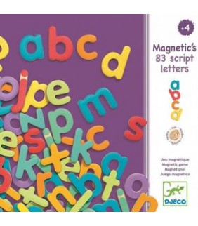 MAGNETICOS 83 LETRAS MINUSCULAS DJECO