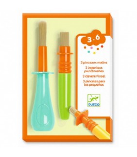 Colores para peques 3 pinceles 