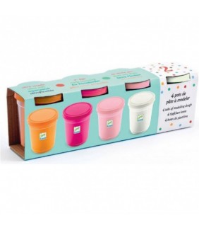 4 botes plastilina Sweet