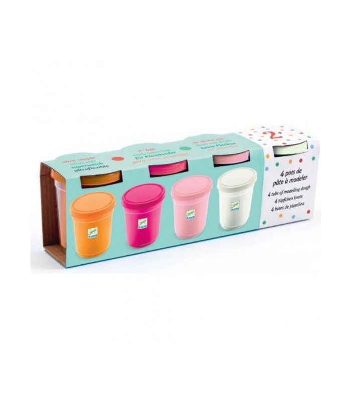 4 botes plastilina Sweet