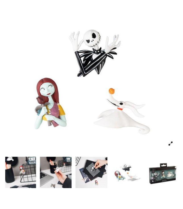 SET DE 3 IMANES DISNEY PESADILLA ANTES DE NAVIDAD