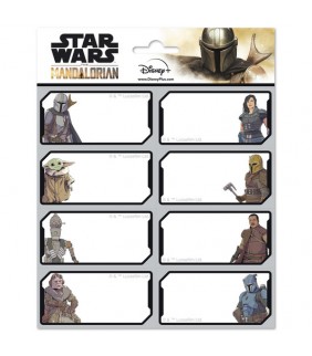 ETIQUETAS ADHESIVAS THE MANDALORIAN