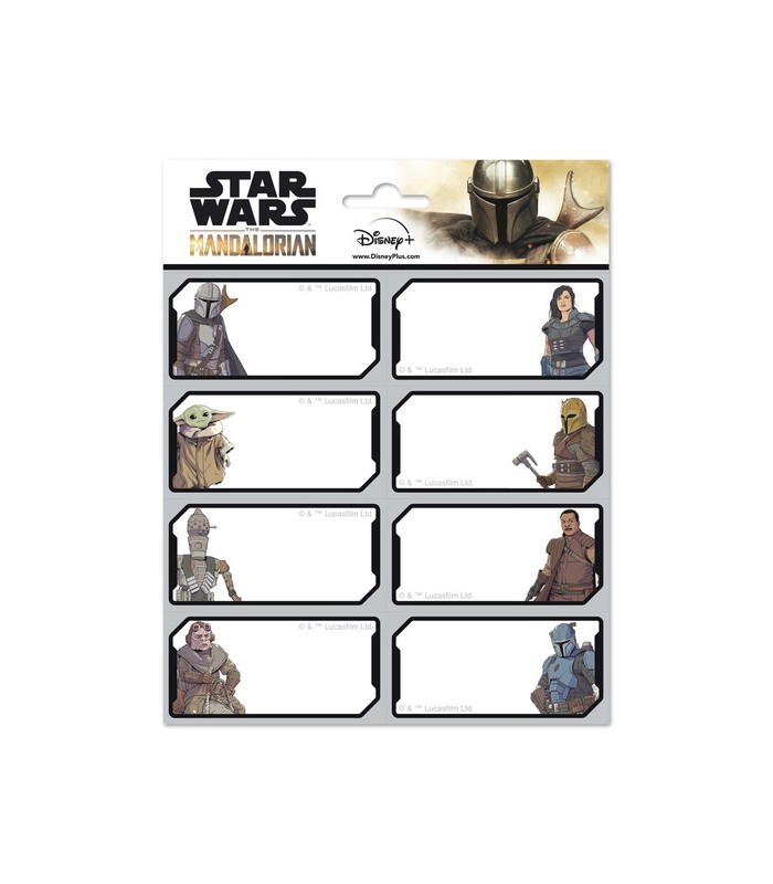 ETIQUETAS ADHESIVAS THE MANDALORIAN
