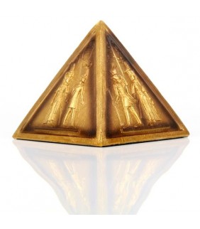 Figura Egipto Pirámide Egipcia Decorada con Jerogl