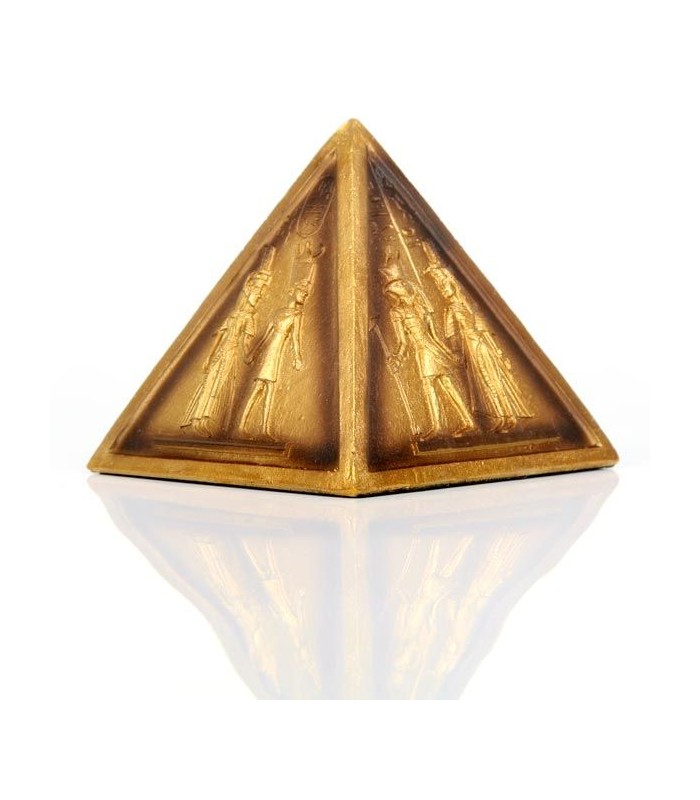 Figura Egipto Pirámide Egipcia Decorada con Jerogl