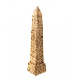 Figura Egipto Obelisco Egipcio Dorado