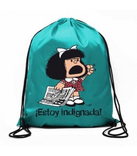 BOLSA DE CUERDAS MAFALDA ¡ESTOY INDIGNADA  