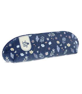 ESTUCHE OVALADO DAHLIA AZUL