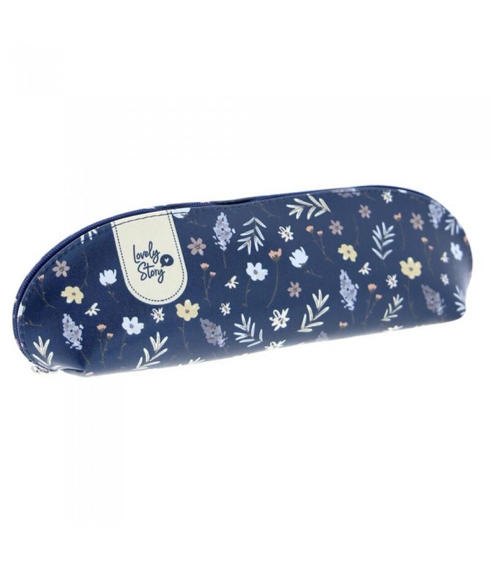 ESTUCHE OVALADO DAHLIA AZUL