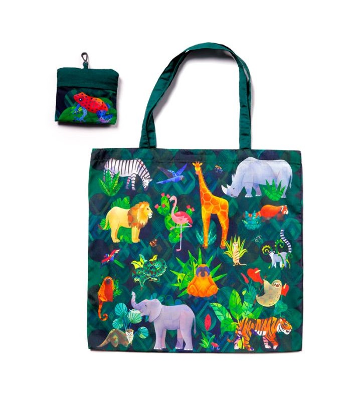 Bolsa Plegable de RPET Reino Animal
