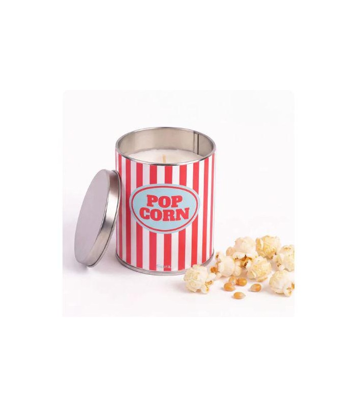 Vela en lata de metal “Pop corn”