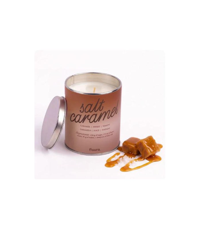 Vela en lata de metal “Salt caramel”