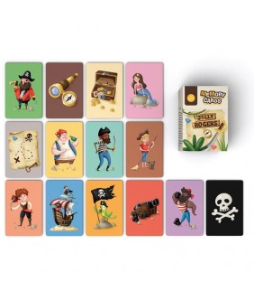 Set Juego Cartas de Memoria - Piratas Jolly Rogers