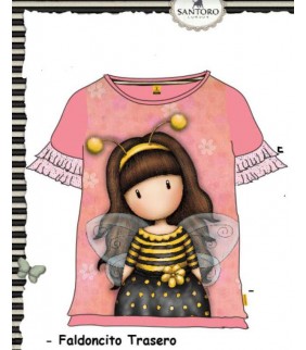 Camiseta Gorjuss Be Loved Rosa T/10