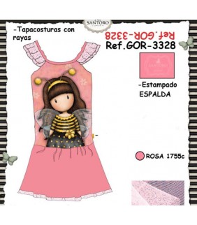 Vestido Gorjuss Be Loved Rosa T/8