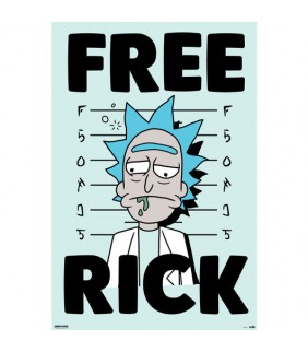 POSTER RICK Y MORTY FREE RICK