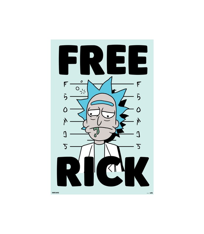 POSTER RICK Y MORTY FREE RICK