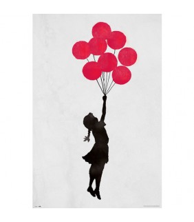POSTER BRANDALISED GIRL FLOATING ORIGINAL