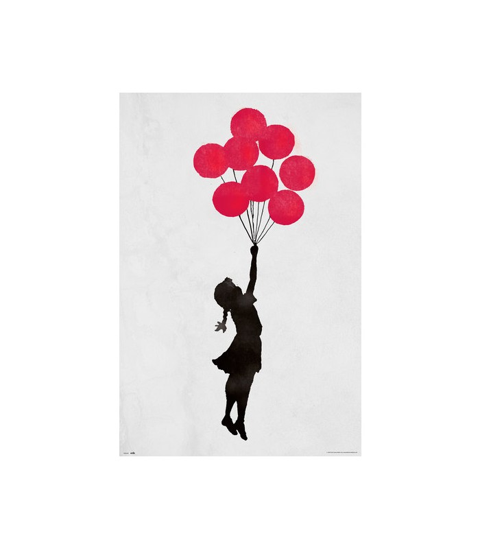 POSTER BRANDALISED GIRL FLOATING ORIGINAL