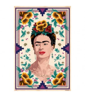 POSTER FRIDA KAHLO ILUSTRACION