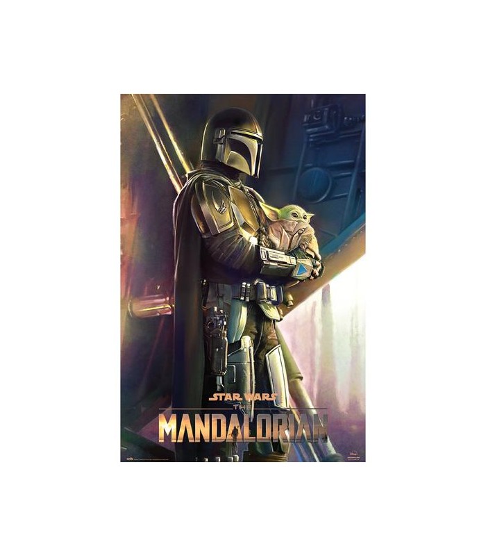POSTER STAR WARS THE MANDALORIAN CLAN OF TWO