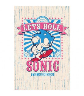 POSTER SONIC LET´S ROLL