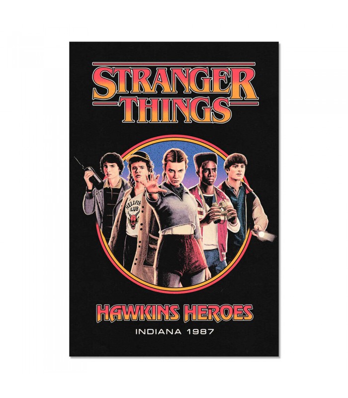 Poster Hawkins Heroes Stranger Things