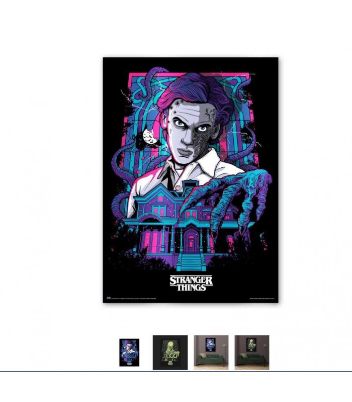 POSTER LUMINISCENTE STRANGER THINGS
